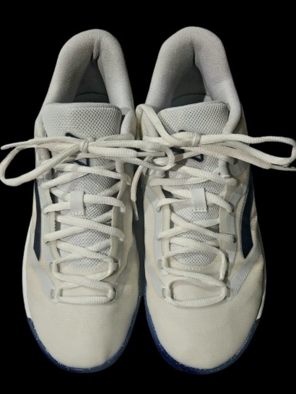 Puma Women's Volleyball White/Blue Shoes Size 8